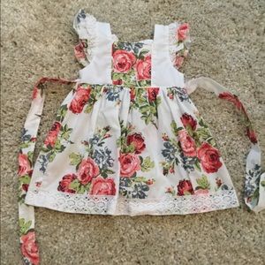 Floral Pinafore Dress